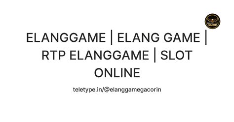 elanggame slot